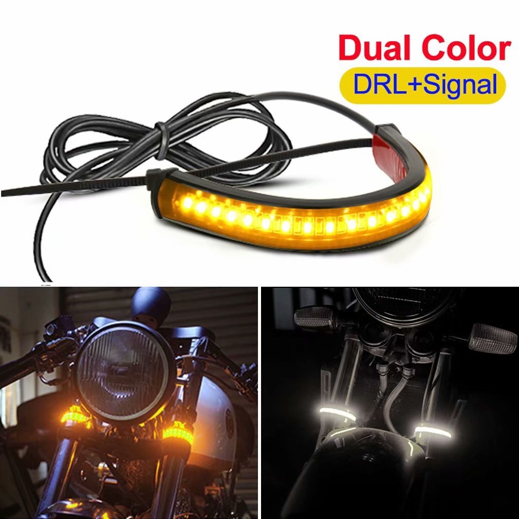 Black Gorgeri Turn Signal Blinker Lights 2PCS Turn Signal Light Lamp Fit For Para Ninja 250 Motorcycle Modification