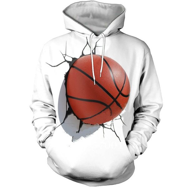 White shop basketball hoodie