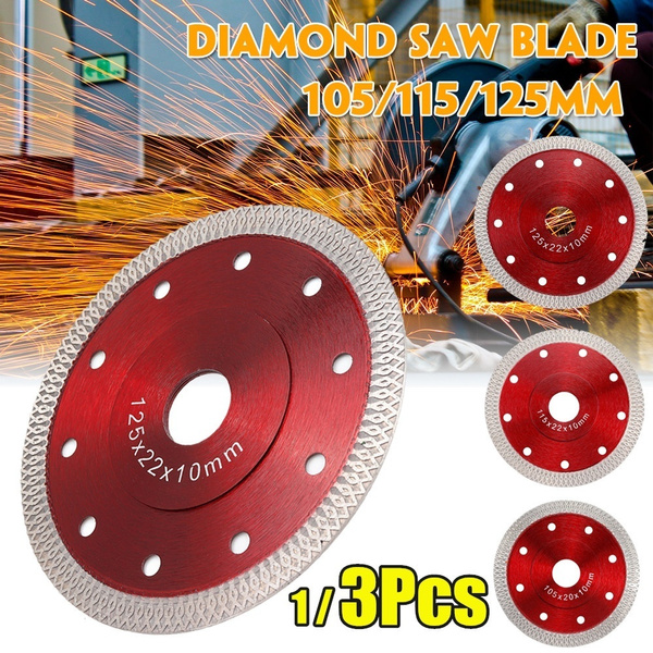 Diamond Saw Blade 105/115/125mm Wave Style For Porcelain Tile Ceramic Dry 