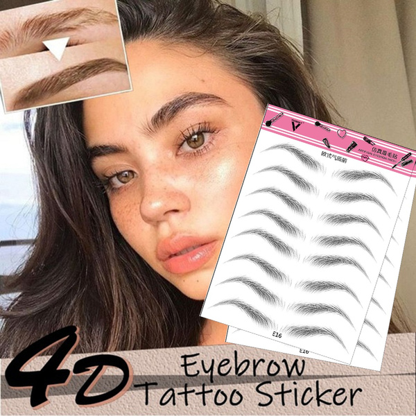 Disposable Eyebrow Template Eyebrow Ruler Sticker Imitation Eyebrow Tattoo  Sticker Eyebrow Makeup Tools Microblading Supplies – the best products in  the Joom Geek online store