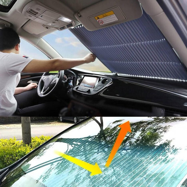 Retractable deals car sunshade