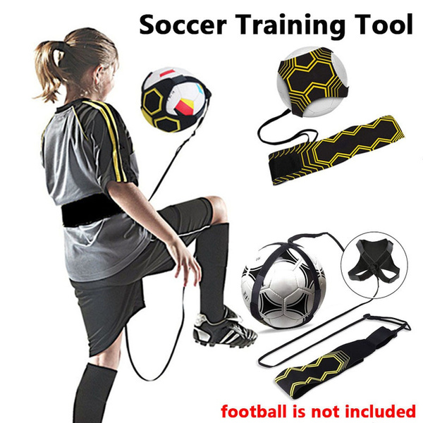 Durable Kick Ball Football Strap Elastic Soccer Training Tool Soccer