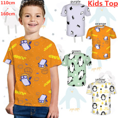 penguintshirt, kidscasualshirt, Summer, animaltshirt