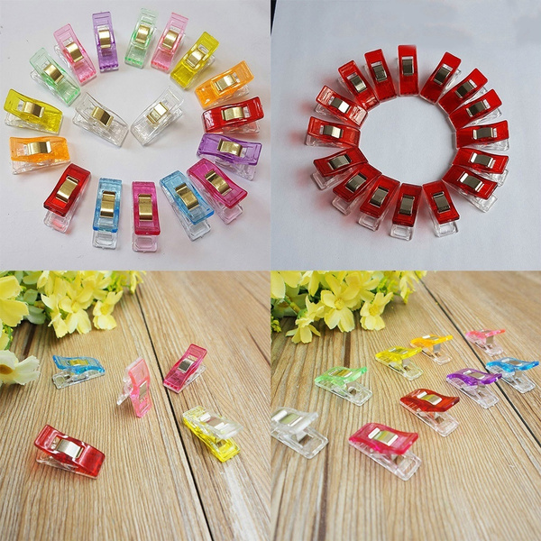 50Pcs Sewing Tools  Accessory Candy Color Clothes Pins Pegs Hanging Clothespin 