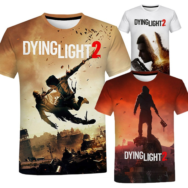 Light 3D Print T Shirt Men Women Summer Fashion T-shirt New Game Dying Light 2 Harajuku Streetwear Plus T Shirt | Wish