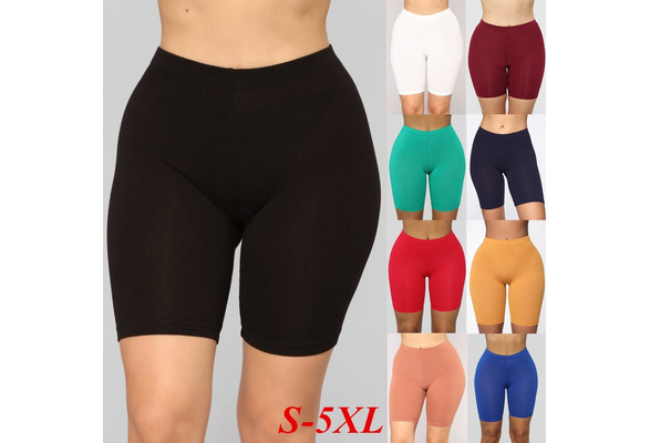 black skinny shorts womens