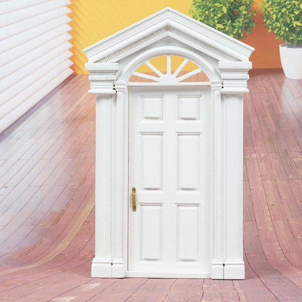 White, 5 x 5.4 x 14.9 cm 1:12 Dollhouse Miniature Furniture Simulation Kitchen Refrigerator Play Pretend Toy SXFSE Dollhouse Decoration Accessories