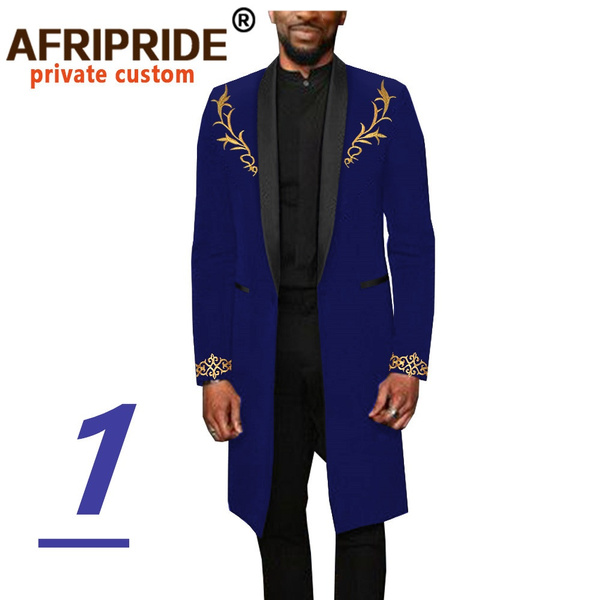 African Men Clothes Dashiki Print Long 