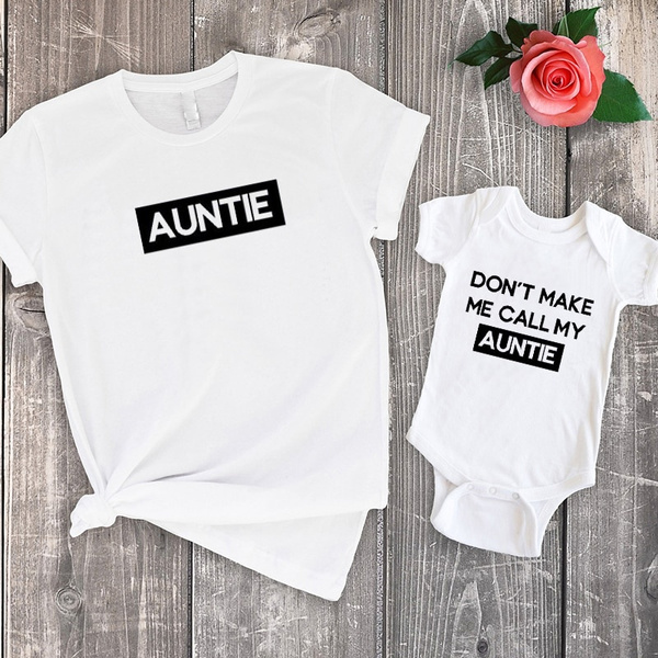 aunt and baby matching shirts