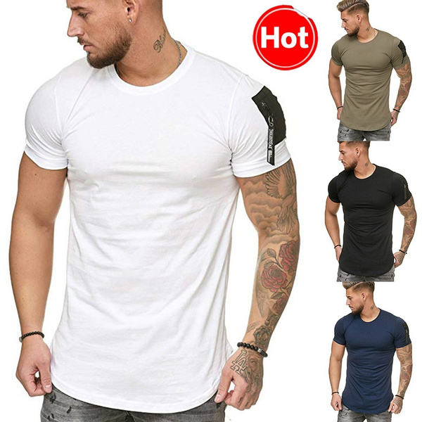 shirt Shoulder Arm Pocket Stitching 