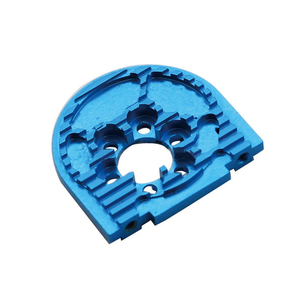 Alu-Motorhalter Für Tamiya TA02 (1/10) – Für 16T & 21T Motoren, Grau-silber, Präzise & Kühlend