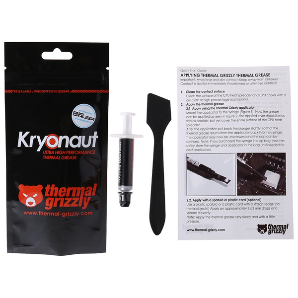 Thermal Grizzly Kryonaut 1g For Cpu Intel Processor Heatsink Fan Compound Cooling Thermal Paste Cooler Thermal Grease Vin Wish