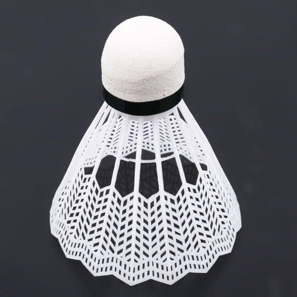 Indoor Outdoor Sports Badminton Birdies Balls Badminton Birdies,Badminton Shuttlecocks 6Pcs White PVC Badminton Training Ball with Great Stability and High Flexibility