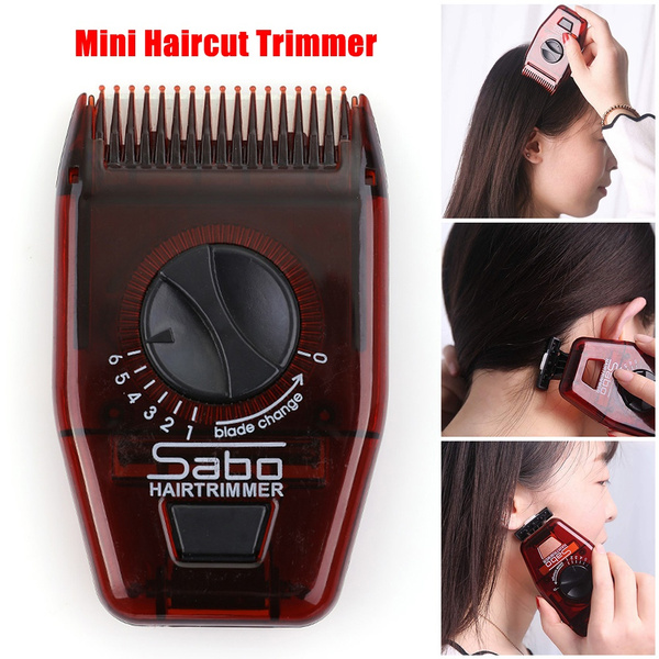 Portable Barber Hair Comb Multifunctional Hairdressing Tool Hair Cutting  Comb Manual Hair Trimmer Mini Haircut Trimmer Comb for SPlit Ends | Wish