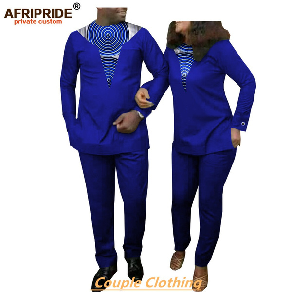 African Clothing for Couple Dashiki Print Ankara Men`s 2 Piece Set ...