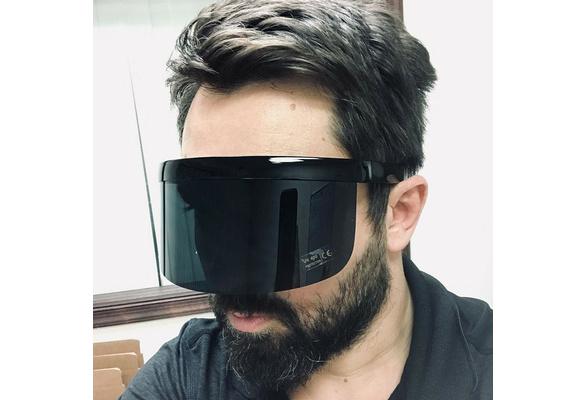 oversized visor sunglasses