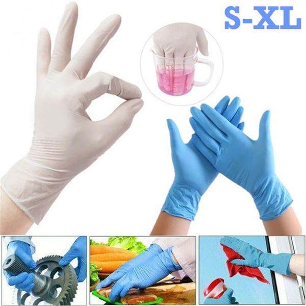 Anti Virus Bacteria Disposable Gloves NBR Rubber Labor Glove Cleaning Supplies 