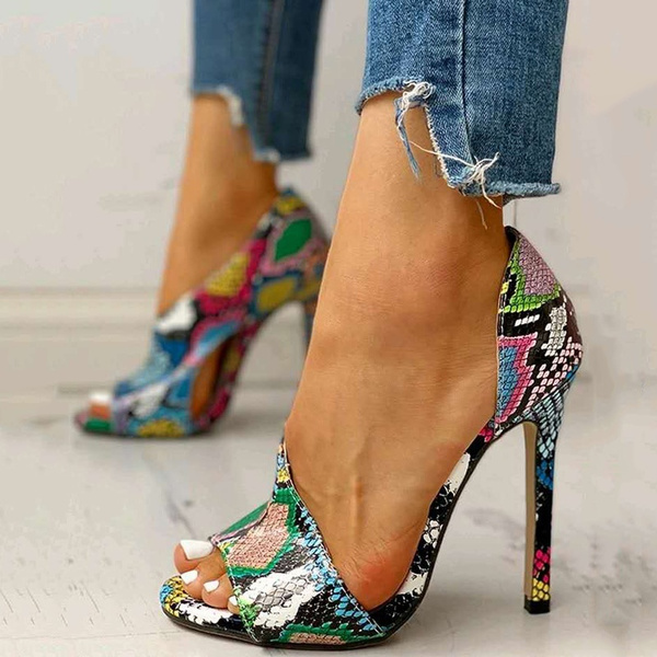 summer high heel shoes
