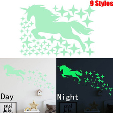 horse, Home Decor, Glow, Wall Decal
