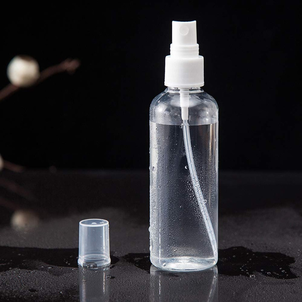 100ml Transparent Plastic Refillable Portable Perfume Alcohol Bottle ...