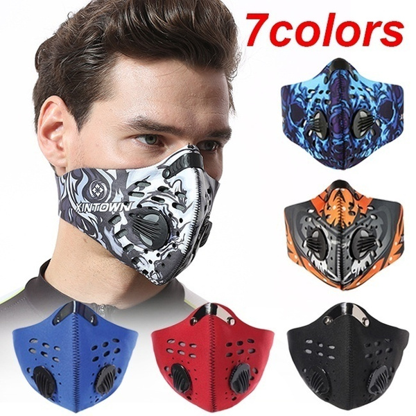 PM2.5 Activated Carbon Dust-proof Cycling Face Mask Men Women Anti ...