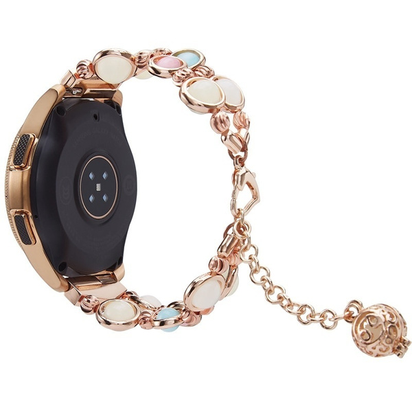 20mm Metal Jewelry Bracelet Watchband for Samsung Galaxy Watch Active/42mm  Women Pendant Strap for Garmin Forerunner 245M/Forerunner 645/Vivomove /HR/  Vivoactive 3/GarminMove Luxe/Style | Wish