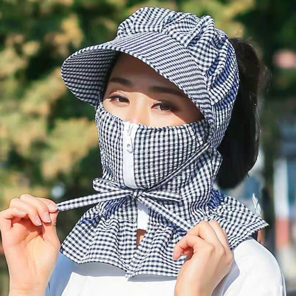 sun protection cap scarf