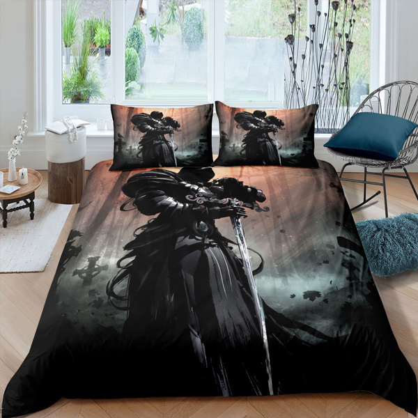Knight Duvet Cover For Kids Boys Teens, Mens Queen Size Bedding Sets