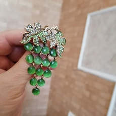 fruitsbrooch, brooches, grape, opalbrooch