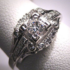 Sterling, DIAMOND, Women Ring, rings for women