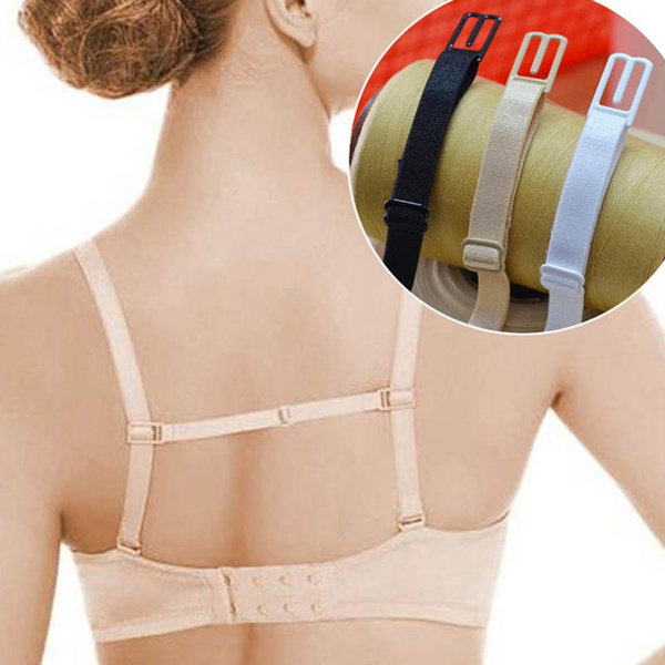 Double-Shoulder Straps Slip-Resistant Belts Buckle Shoulder Straps Bra Non- Slip Back Bra Straps Holder Adjustable