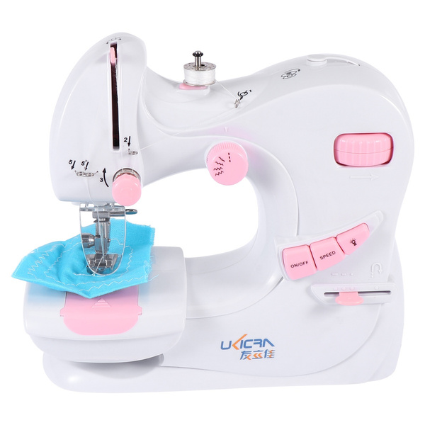 Poolin Basic Sewing Machine with Multi-Accessories Portable Compact Suitable for Daily Sewing Needs Households