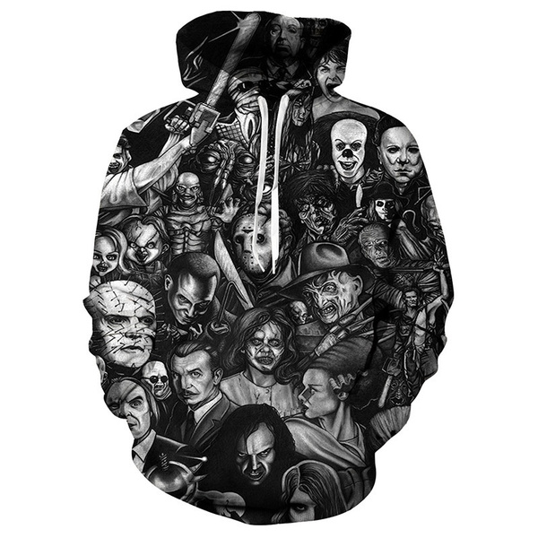 horror pullover hoodies