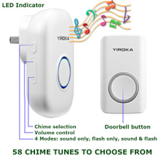 doorbellwirele, Remote Controls, dooralarm, waterproofdoorbell1v1doorbell