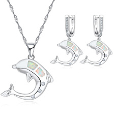 925 sterling silver necklace, Sterling, opalearring, Animal