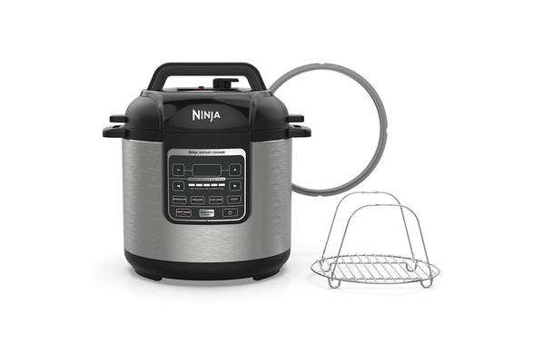 Ninja PC101 Instant 1000 Watt Pressure Slow Multi Cooker and Steamer, Black  