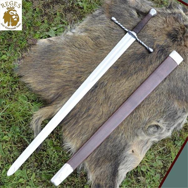 Original Bastard Sword Leather Scabbard Practical Blunt Battle Ready ...