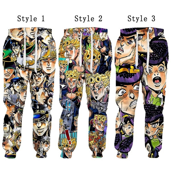 Jjba sweatpants best sale