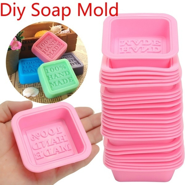 QT0143 PRZY Mold Silicone Soap Mould Waffle Biscuit Handmade Soap Making  Molds Candle Mold Silicone Resin Clay Mold Eco-friendly - AliExpress