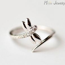 Sterling, dragon fly, Women Ring, 925 silver rings