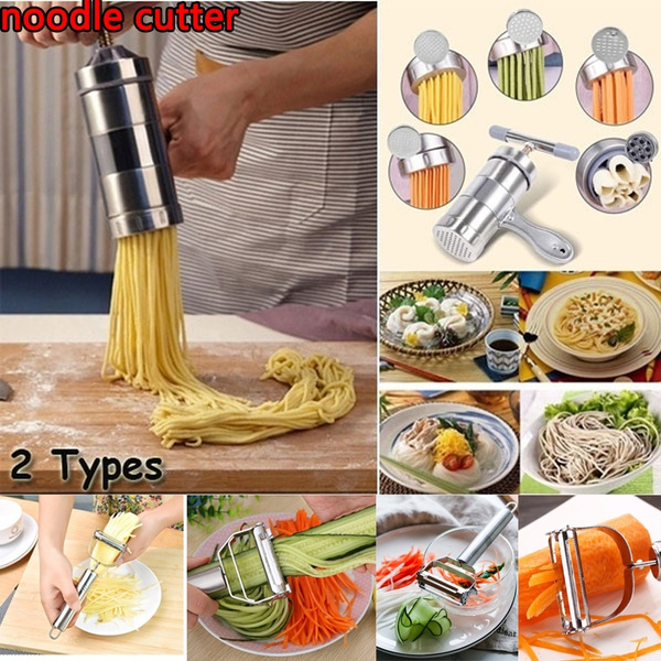 Stainless Steel Noodle Maker,Manual Pasta Machine Stainless Steel