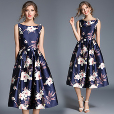 Swing dress, summer dress, Print Dresses, flower print dress