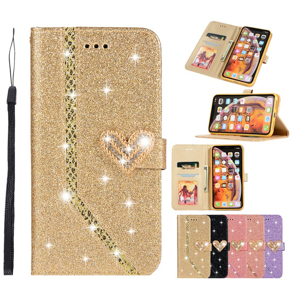 iphone 8 plus bling wallet case