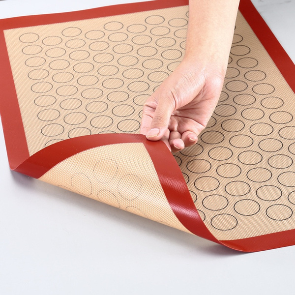 Kitchen Silicone Macaron Baking Mat - for Bake Pans - Macaroon