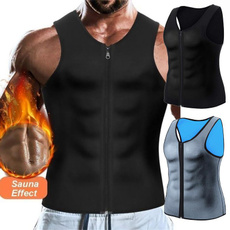 Fitness Clothes Men Waist Trainer Vest Weight Loss Hot Shapewear Slimming Sweat Body Shaper Tank Top Workout Shirt