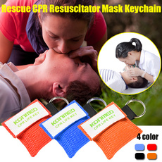 First Aid, Key Chain, rescue, faceshield