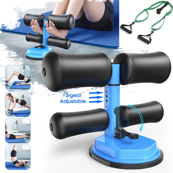 Sit Up Bar Floor Assistant Exercise Stand Padded Ankle Support Sit-up  Trainer Workout Equipment for Home Gym Fitness Travel Gear