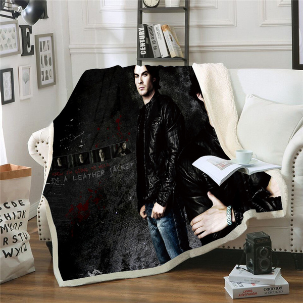 Vampire diaries discount damon salvatore blanket