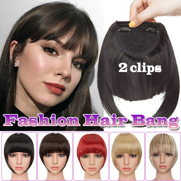 Clip in bangs clearance wish