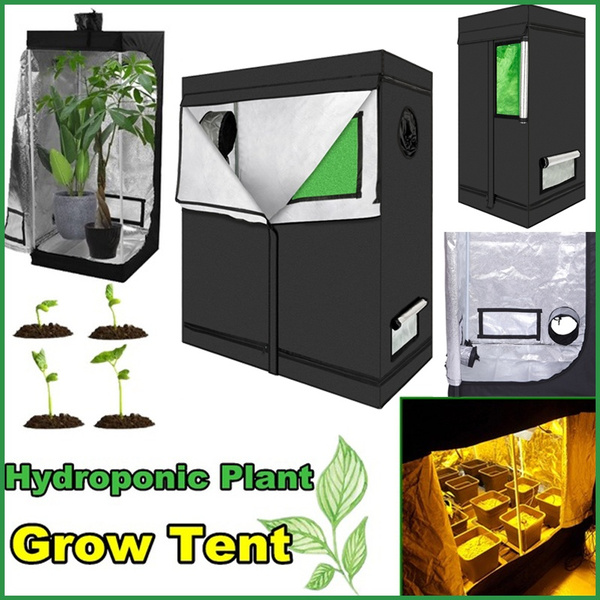 Sturdy Box Seed Hydroponics Grow Tent w/Window Horticulture for Plant Patio Yard